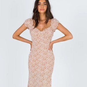 Just like Heaven Midi Dress- Princess Polly